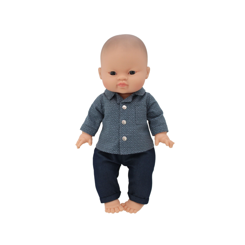 2-delig setje boy winter grijs